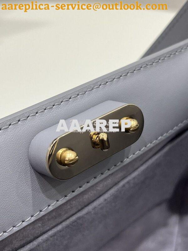 Replica Dior Small Key Bag Grey Box Calfskin M1844 8