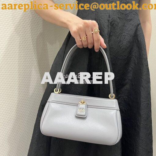 Replica Dior Small Key Bag Grey Box Calfskin M1844 11