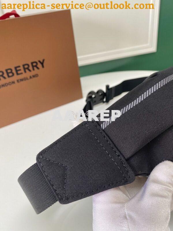 Replica Burberry Horseferry print Bum Bag 80490950 Black 6