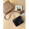 Replica Burberry Mini Dark Birch Brown E-canvas Pocket Bag 80146151 15