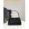 Replica Dior Medium Key Bag Black Box Calfskin M1843