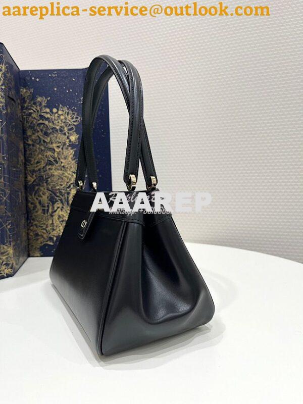 Replica Dior Medium Key Bag Black Box Calfskin M1843 3