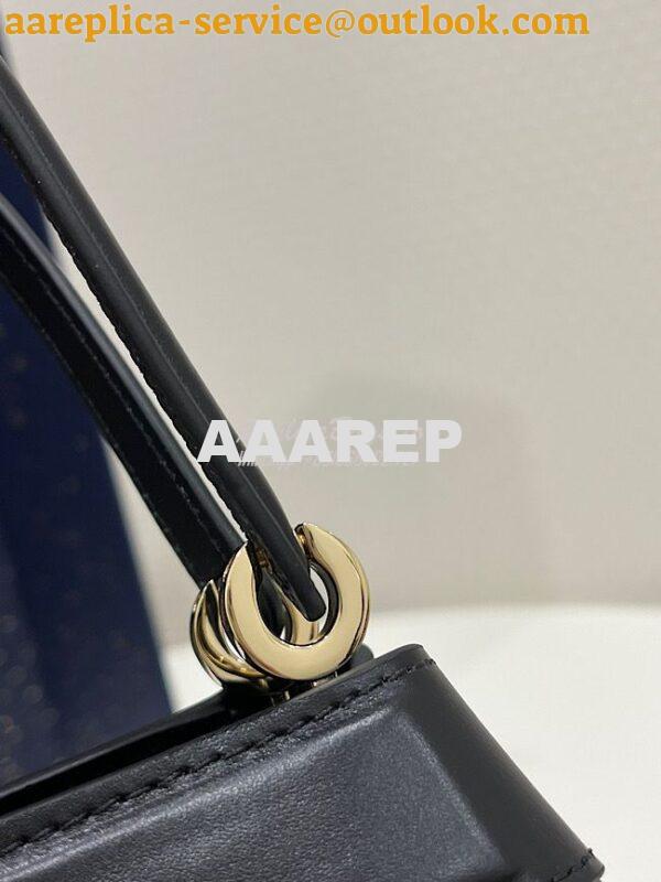 Replica Dior Medium Key Bag Black Box Calfskin M1843 5