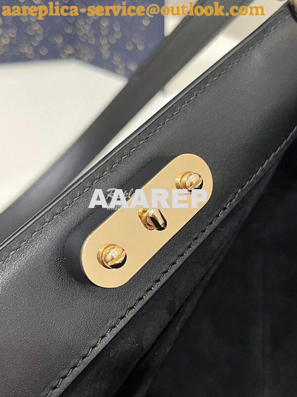 Replica Dior Small Key Bag Black Box Calfskin M1844 7