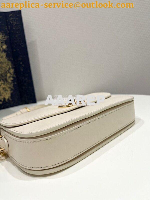 Replica Dior 30 Montaigne Avenue Bag in Dusty Ivory Box Calfskin M9260 7