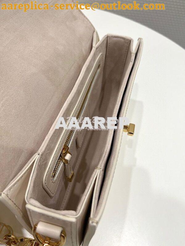 Replica Dior 30 Montaigne Avenue Bag in Dusty Ivory Box Calfskin M9260 9