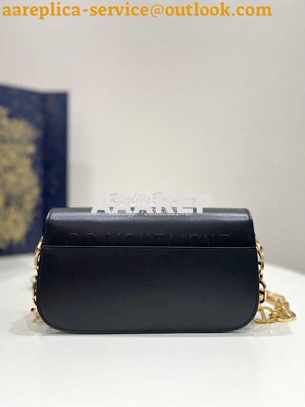 Replica Dior 30 Montaigne Avenue Bag in Black Box Calfskin M9260 8