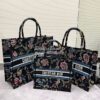 Replica Dior Bobby East-west Pouch With Chain Blue Oblique Jacquard S5 13