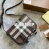 Replica Burberry Monogram Motif Check and Leather Crossbody Bag 805095 12