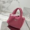 Replica Prada Small Padded Soft Nappa-Leather bag 1BA359 Pink