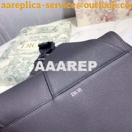 Replica Dior Saddle Bag Black Grained Calfskin 1ADPO093 5
