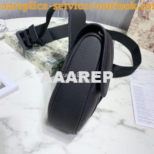 Replica Dior Saddle Bag Black Grained Calfskin 1ADPO093 7
