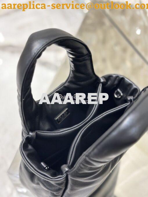 Replica Prada Small Padded Soft Nappa-Leather bag 1BA359 Black 9