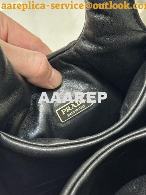 Replica Prada Small Padded Soft Nappa-Leather bag 1BA359 Black 11