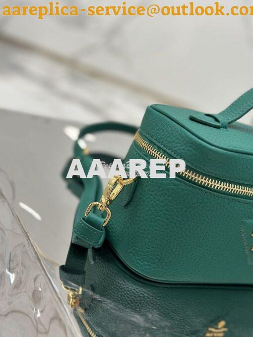 Replica Prada Leather mini-bag 1BH202 Green 10