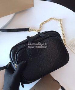 Replica Burberry Monogram Leather Camera Bag 2