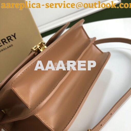 Replica Burberry TB Leather Bag 80103351 Light camel 5