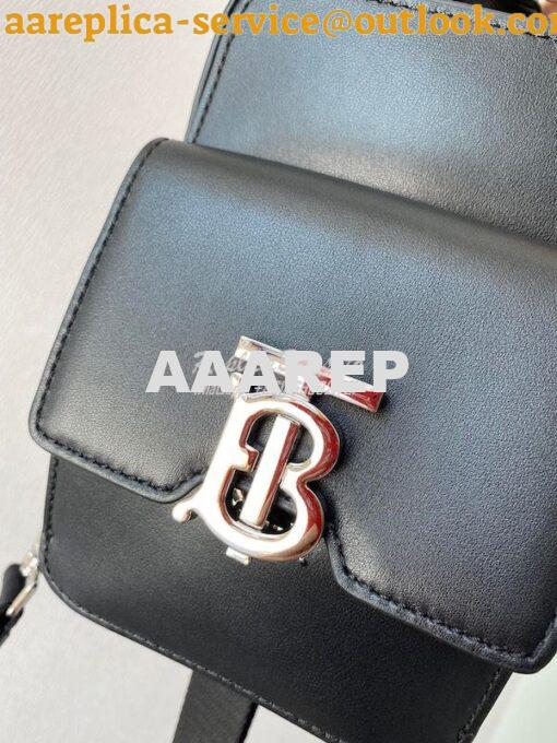 Replica Burberry TB Monogram Motif Leather Crossbody Bag 80508631 3