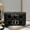 Replica Dior Medium Large Caro Bag Black Gold Lucky Star Cannage Lambs