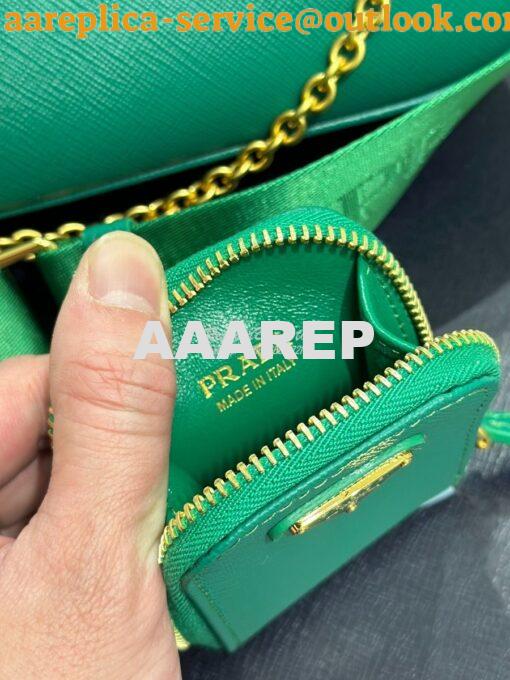 Replica Prada Re-edition 2005 Saffiano Leather Bag 1BH204 Green 13