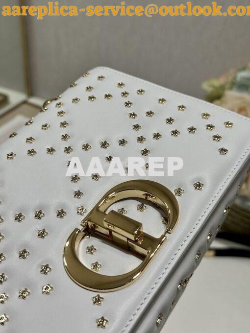 Replica Dior Medium Large Caro Bag Latte Gold Lucky Star Cannage Lambs 3
