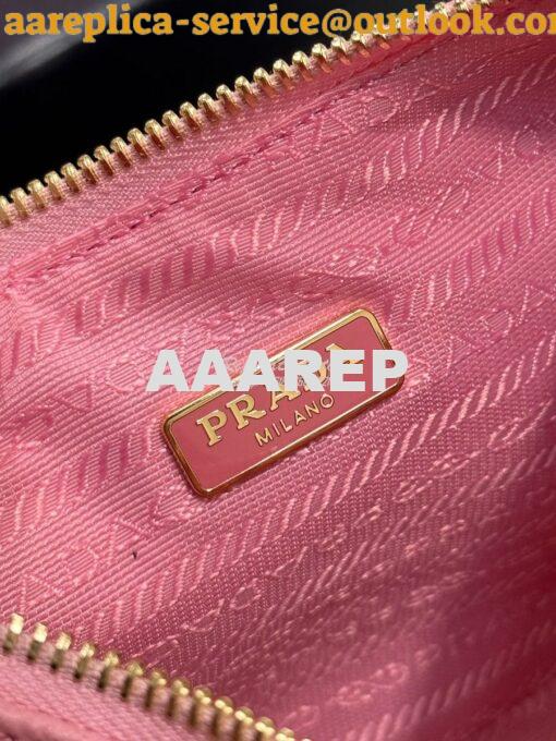 Replica Prada Re-edition 2005 Saffiano Leather Bag 1BH204 Petal Pink 11