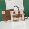Replica Burberry Cotton Canvas and Leather Pocket Bag Strap 80432421 B 7