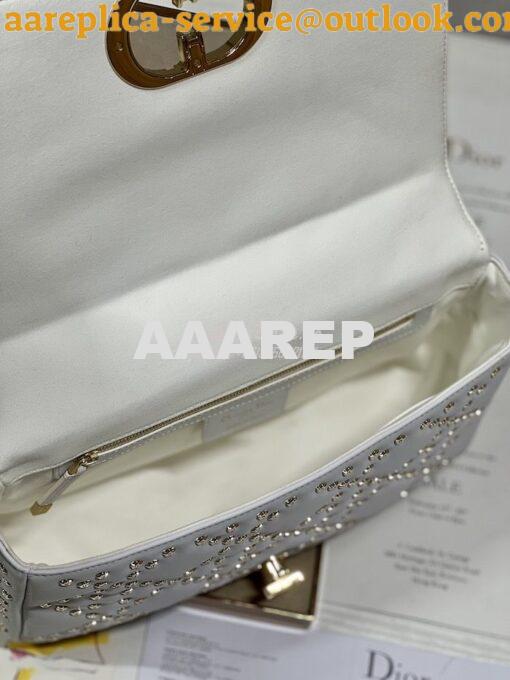 Replica Dior Medium Large Caro Bag Latte Gold Lucky Star Cannage Lambs 15