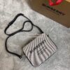 Replica Burberry Canvas and Leather Foldover Pocket Bag 80395061 13