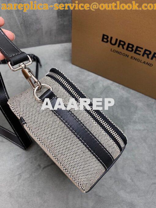 Replica Burberry Horseferry Print Canvas and Leather Crossbody Bag 803 3