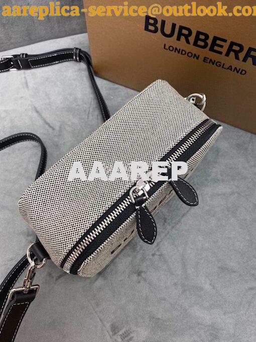 Replica Burberry Horseferry Print Canvas and Leather Crossbody Bag 803 5