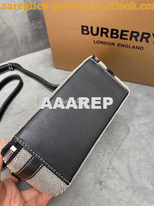 Replica Burberry Horseferry Print Canvas and Leather Crossbody Bag 803 9