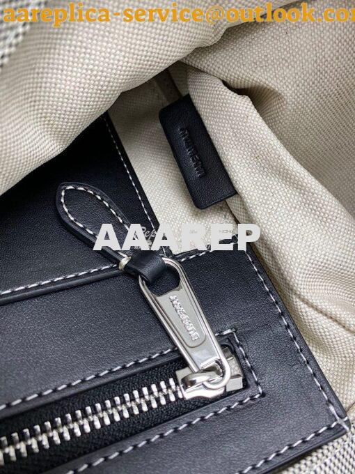 Replica Burberry Print Canvas and Leather Pocket Backpack 80420191 Bla 6