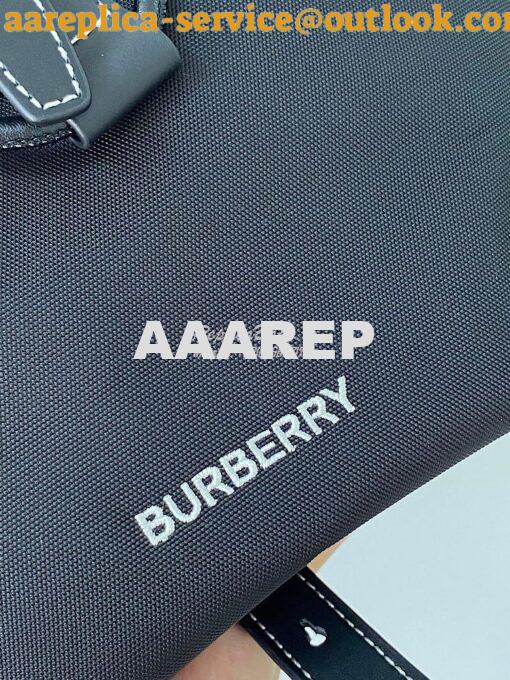 Replica Burberry Nylon and Leather Pocket Backpack 80420191 Black 3