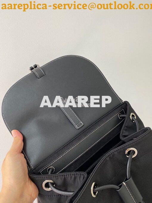 Replica Burberry Nylon and Leather Pocket Backpack 80420191 Black 5