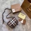 Replica Burberry Vintage Check and Leather Crossbody Bag 80233811 9
