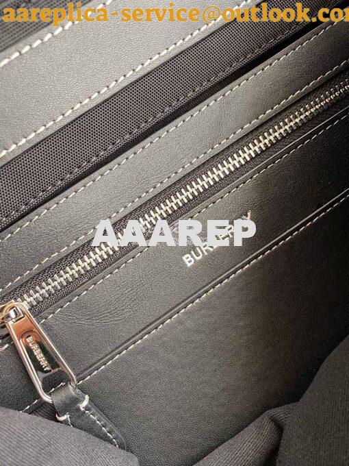 Replica Burberry Nylon and Leather Pocket Backpack 80420191 Black 8