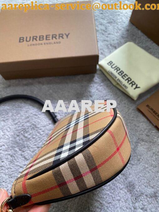 Replica Burberry Vintage Check Cotton Olympia Pouch 80434051 3