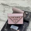 Replica Prada Brushed Leather Shoulder Bag 1BH189 Pink
