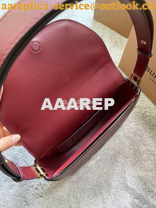 Replica Burberry Small Leather Olympia Bag 80363811 Burgundy 6