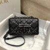Replica Dior Small Caro Bag Black Lucky Star Cannage Lambskin M9241U