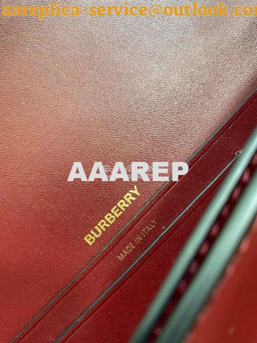 Replica Burberry Small Leather Olympia Bag 80363811 Burgundy 7