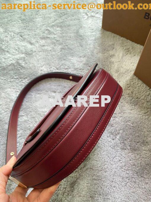 Replica Burberry Small Leather Olympia Bag 80363811 Burgundy 8