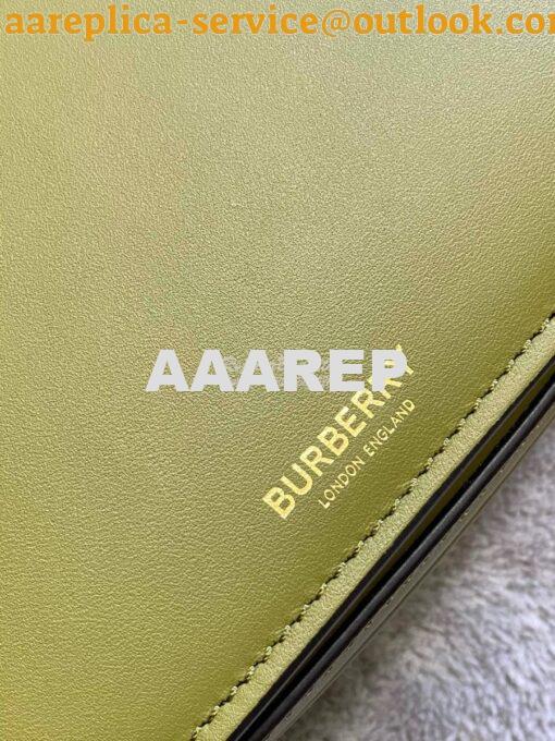 Replica Burberry Small Leather Olympia Bag 80363811 Juniper Green 4