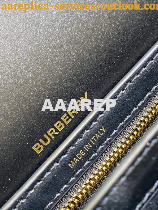 Replica Burberry Small Medium Leather Olympia Bag 80363811 Black 6