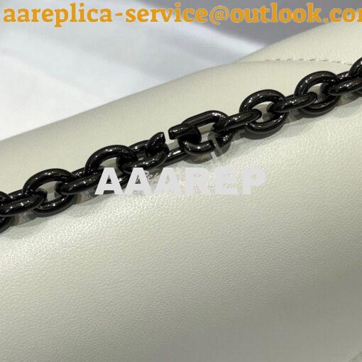 Replica Dior 30 Montaigne Chain Bag With Handle in Latte Maxicannage L 3