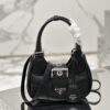 Replica Prada Moon Re-Nylon and leather bag 1BA381 Black 14