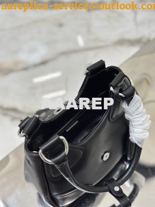 Replica Prada Moon Padded Nappa-leather Bag 1BA381 Black 11