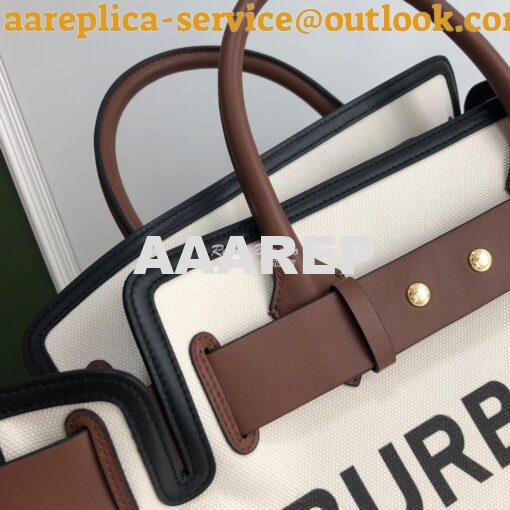 Replica Burberry The Medium Cotton Canvas Triple Stud Belt Bag 8014808 5