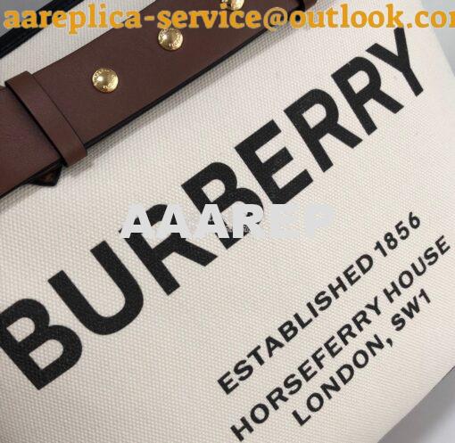 Replica Burberry The Medium Cotton Canvas Triple Stud Belt Bag 8014808 8